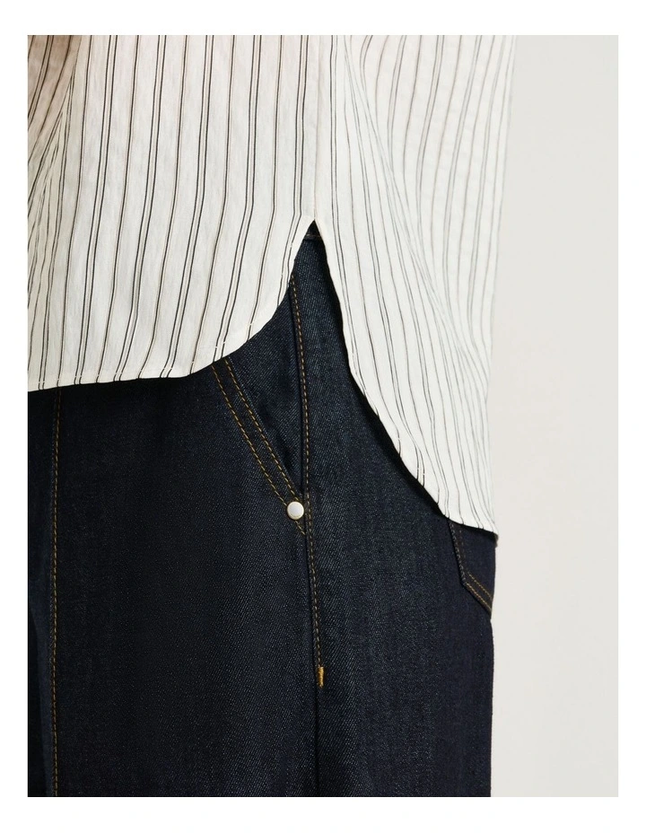 Double Pinstripe Short Sleeve Shirt image 4