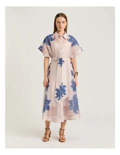 IVORY LILY SHIRTDRESS