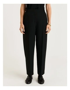 Double Weave Cropped Cigarette Pant