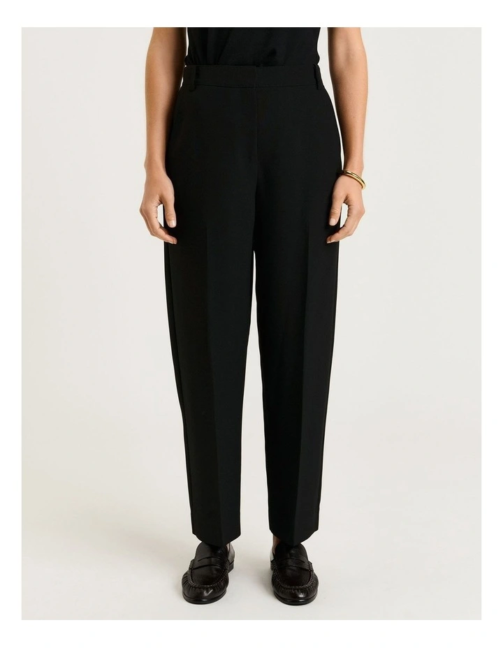Double Weave Cropped Cigarette Pant image 1