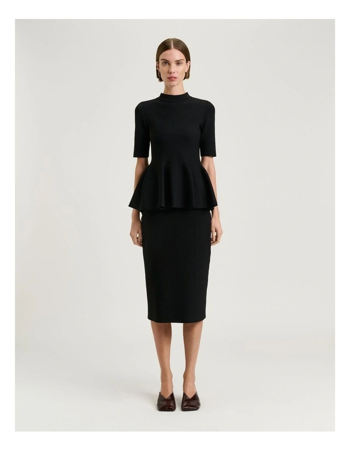 MILANO KNIT PENCIL SKIRT image 4