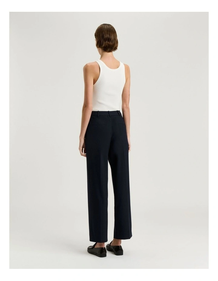Stretch Suiting Straight Leg Pant in Ink image 2