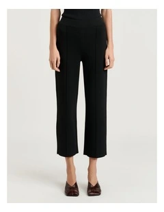 Milano Cropped Pant in Black