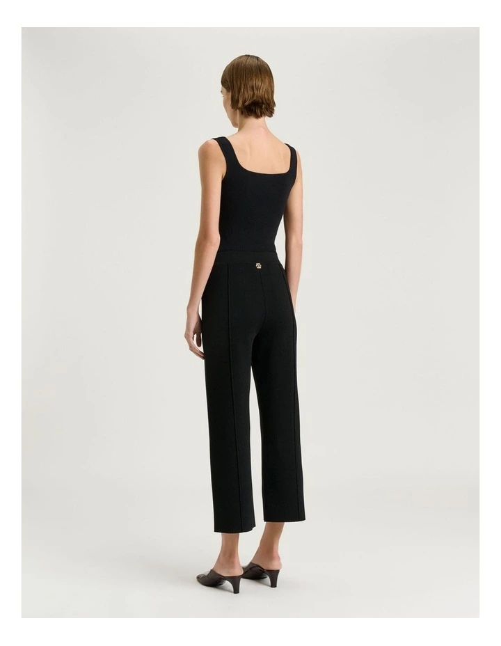 Milano Cropped Pant in Black image 2
