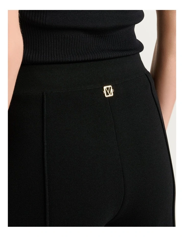 Milano Cropped Pant in Black image 3