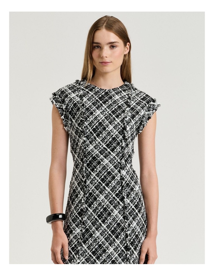 Veronika Maine Wide Check Tweed Dress | MYER