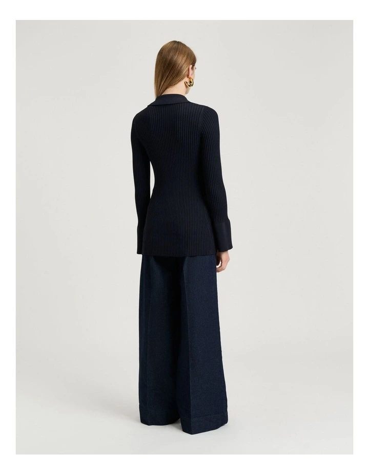 RIBBED KNIT SHIRT image 2