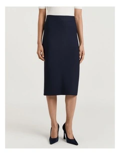 Milano Pencil Skirt in Ink