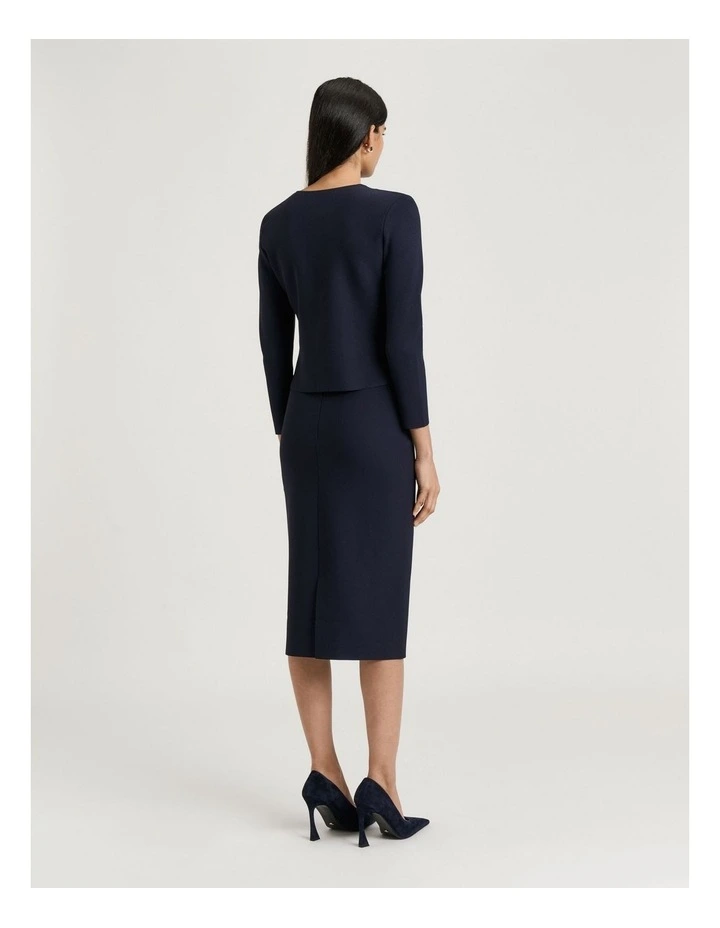 Milano Pencil Skirt in Ink image 2