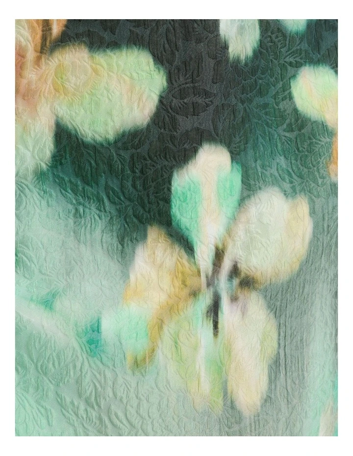 Opalesque Floral Midi Dress in Multi image 5