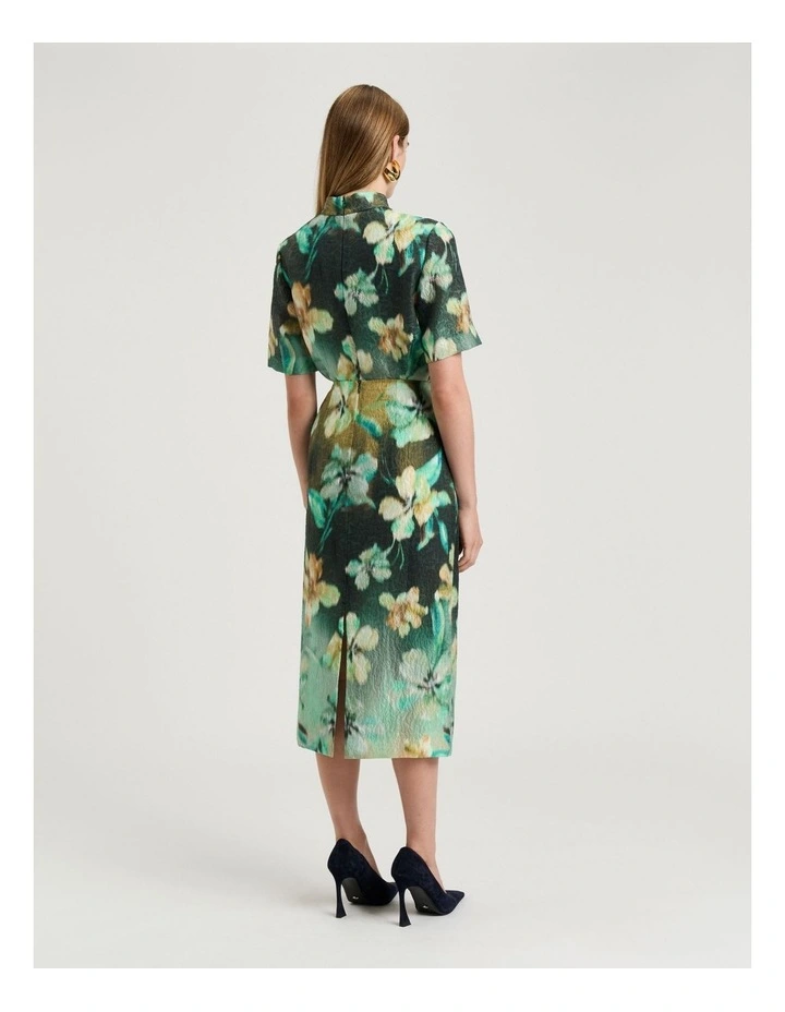 Opalesque Floral Midi Skirt image 2