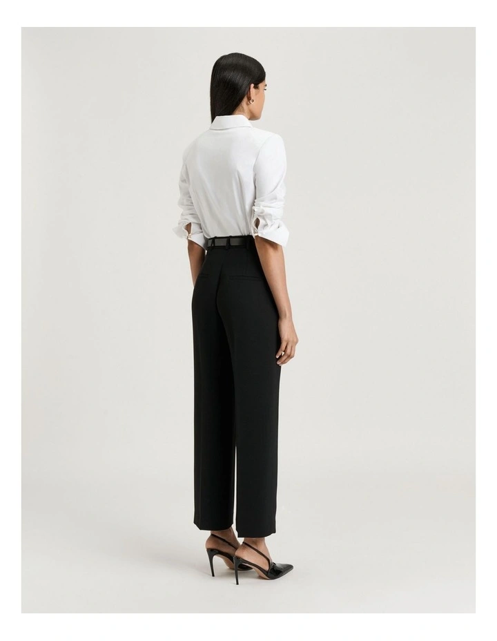 Double Weave Cropped Slim Pant image 2