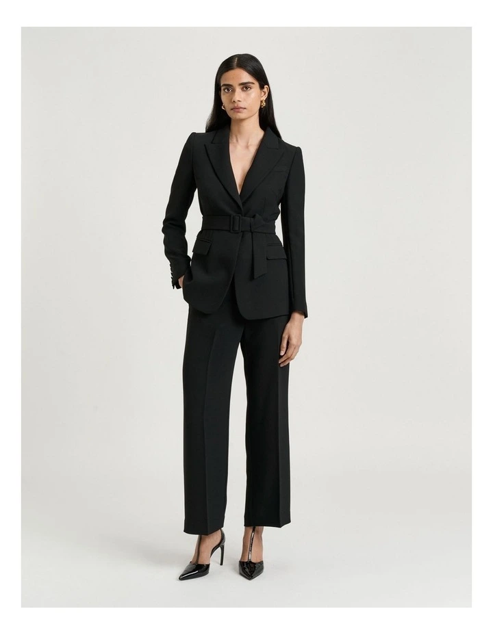 Double Weave Cropped Slim Pant image 4