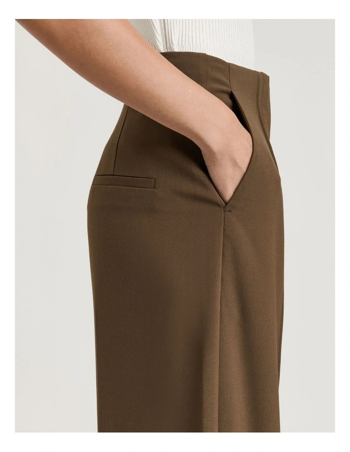 TWILL SUITING CROPPED PANT image 3