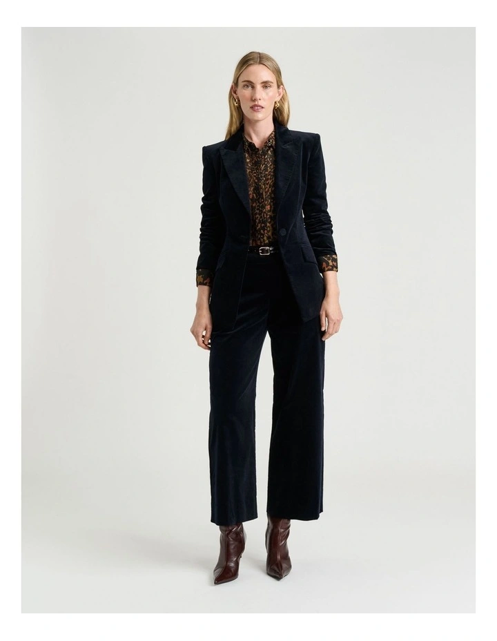 Leopard Haze Silk Linen Shirt in Multi image 5