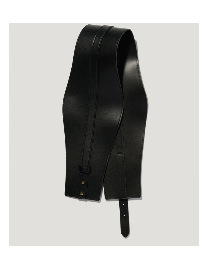 Leather Waist Cincher Belt image 2