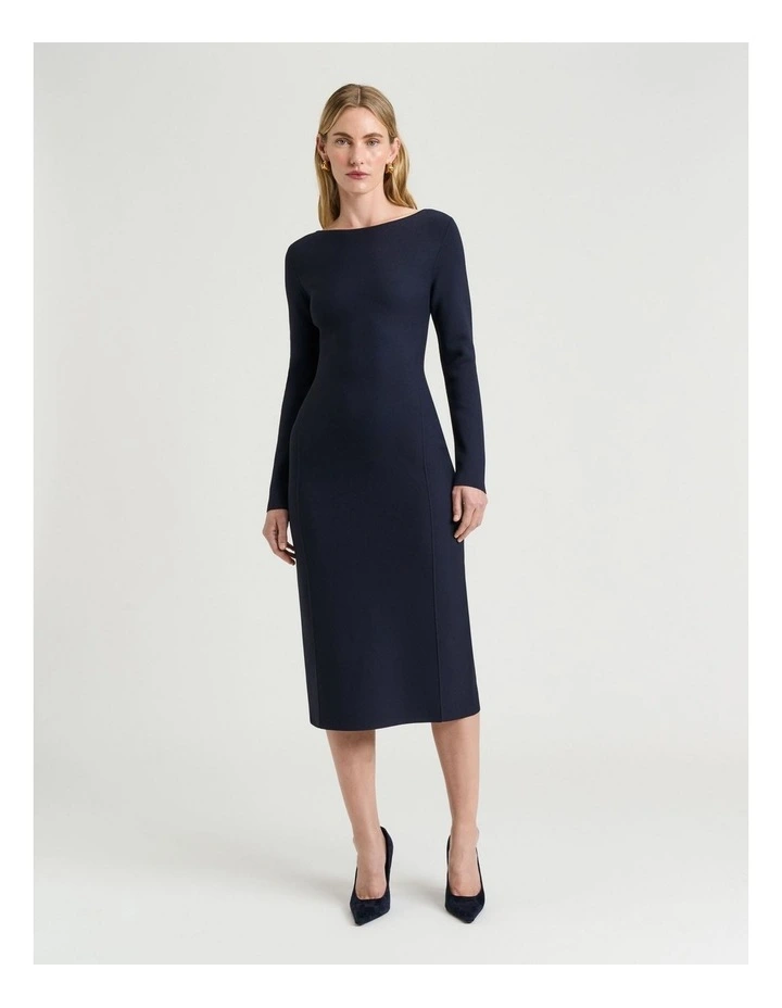 INK MILANO LONG SLEEVE PENCIL DRESS image 1