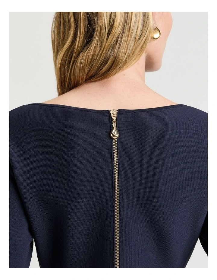 INK MILANO LONG SLEEVE PENCIL DRESS image 4