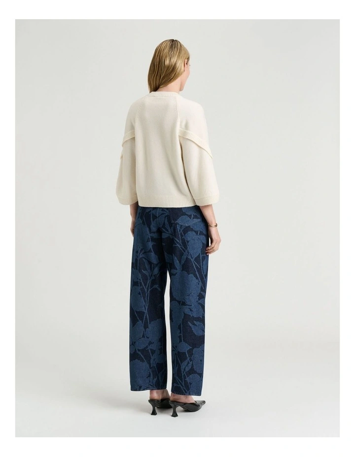 Merino Cape Sleeve Sweater image 2