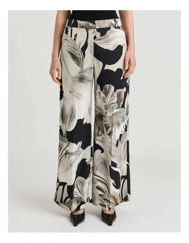 Baroque Straight Leg Pant in Black image 1