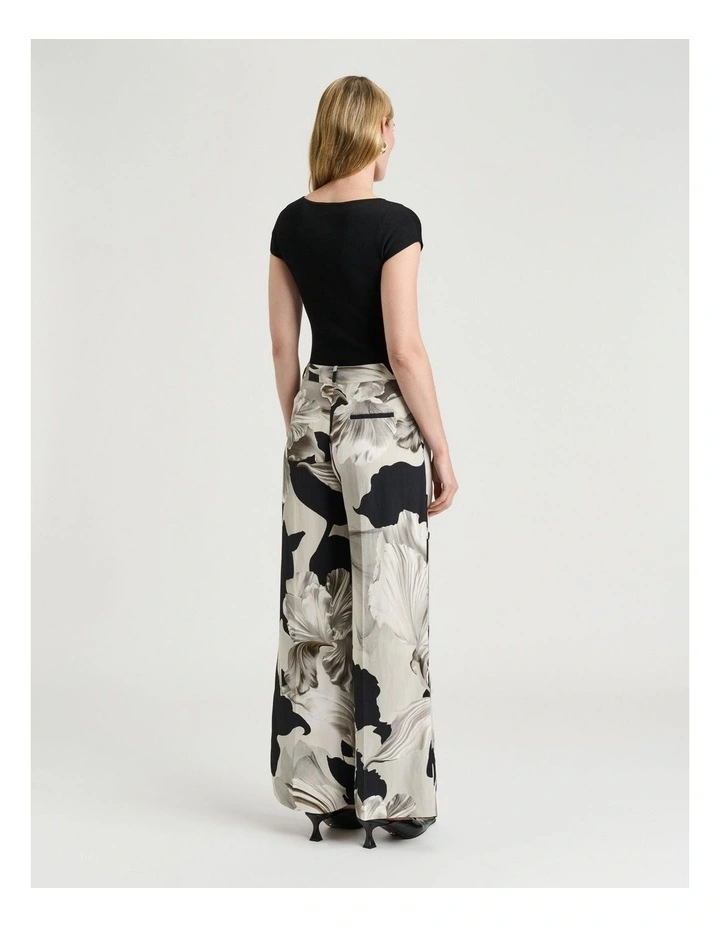 Baroque Straight Leg Pant in Black image 2