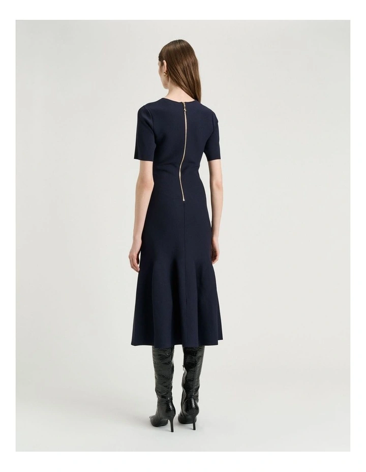MILANO FLUTED MIDI DRESS image 2