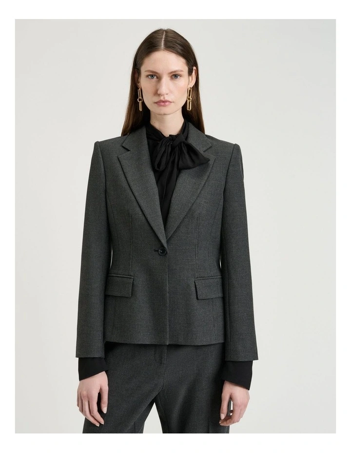 HOUNDSTOOTH BLAZER image 1