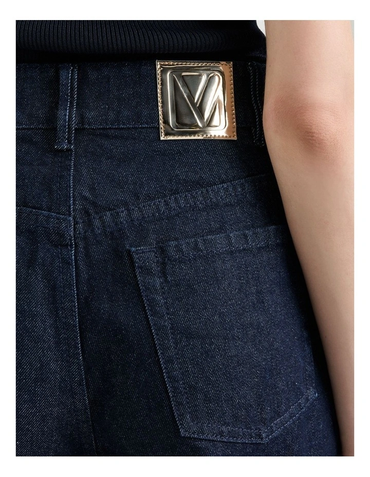 Flared Jean In Dark Indigo image 3