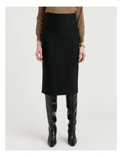 Milano Pencil Skirt in Black