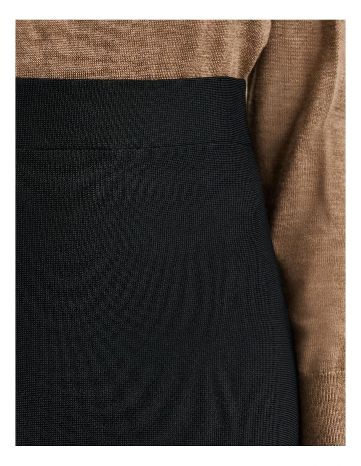 Milano Pencil Skirt in Black image 3