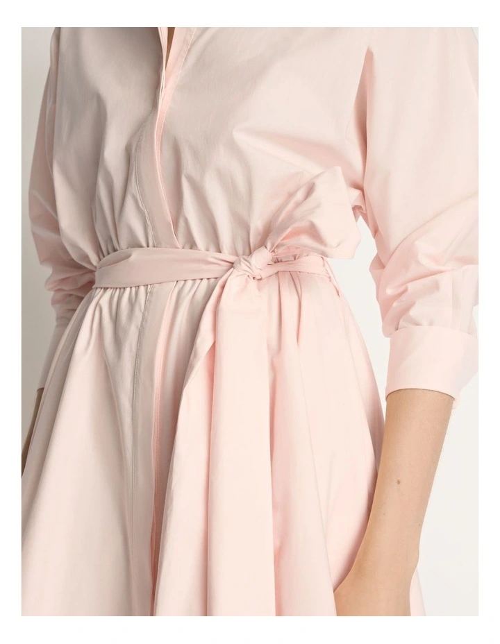 Cotton Tie Belt Shirtdress image 4