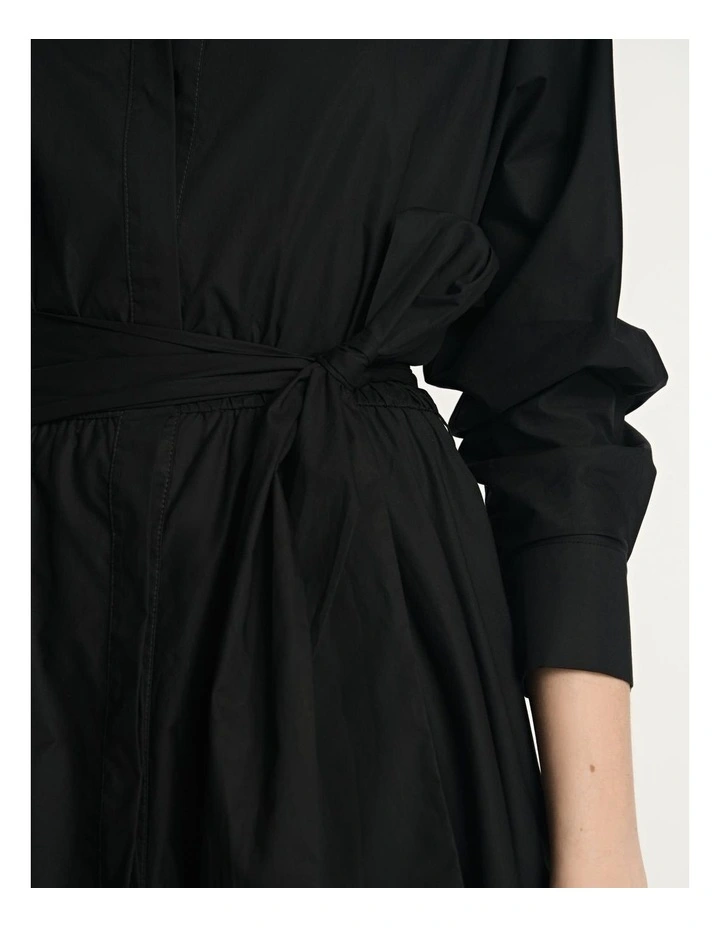 Cotton Tie Belt Shirtdress image 4