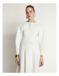 Boucle Cropped Jacket