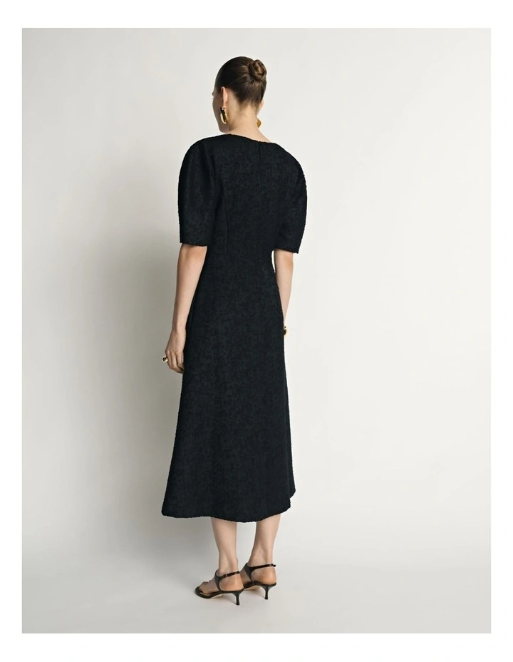 Boucle Tuck Sleeve Dress image 2