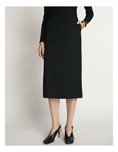 Wool Pencil Skirt