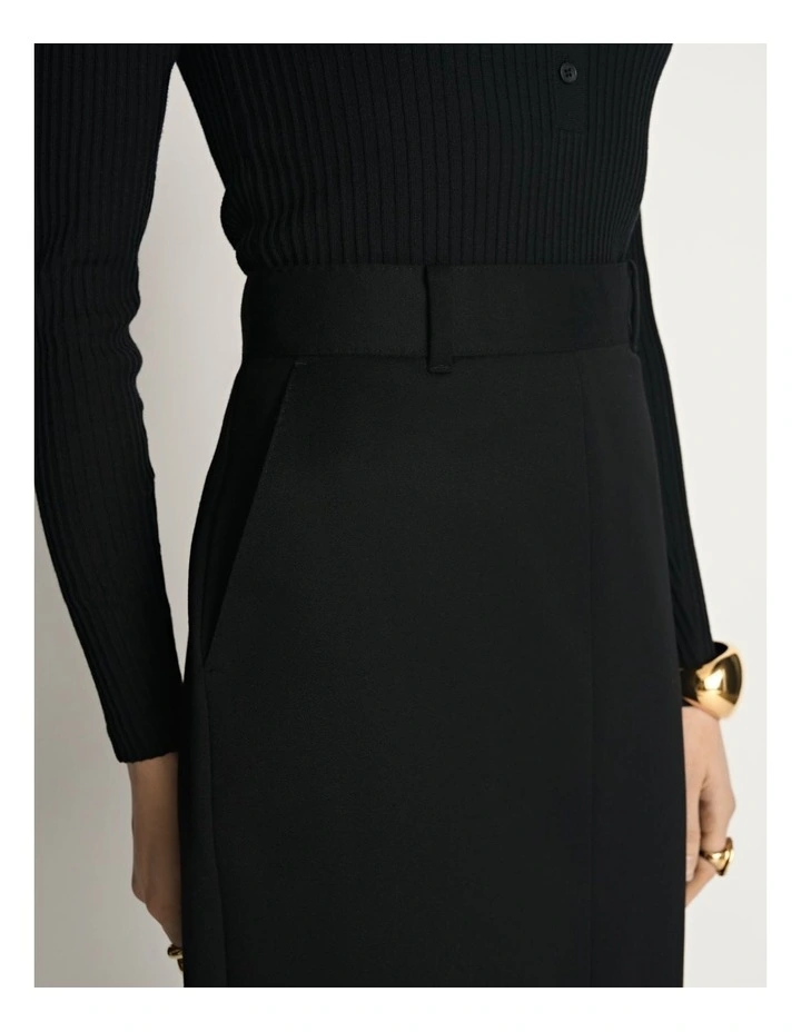 Wool Pencil Skirt image 3