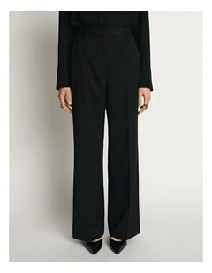 Wool Wide Leg Pant