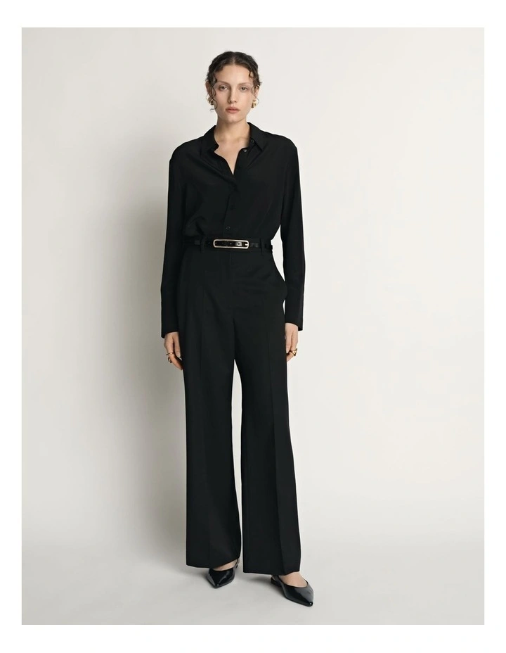 Wool Wide Leg Pant image 4