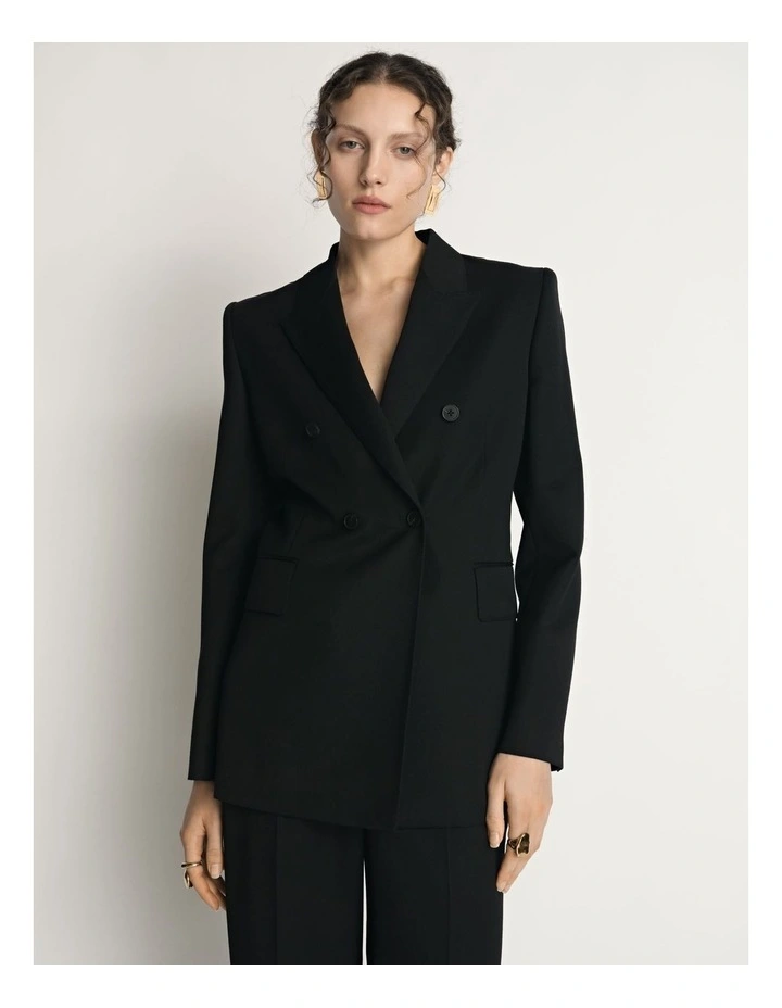 Wool Double Breasted Blazer image 1