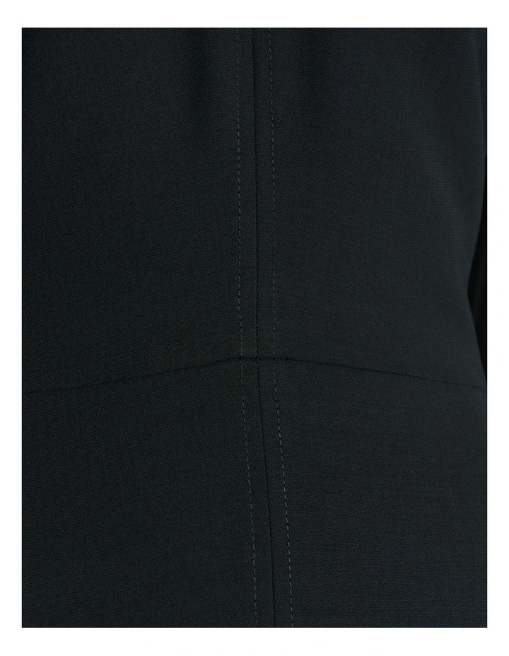 Double Weave V Neck Midi Dress image 4