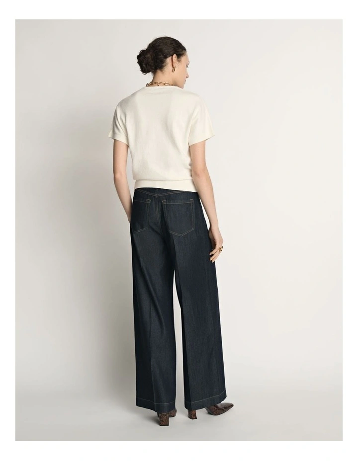 Cotton Cashmere Knit Tee image 2