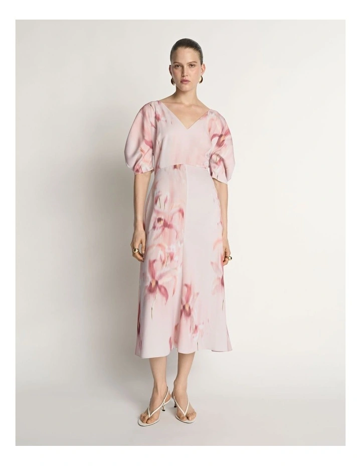 Blurred Lily Midi Dress image 1