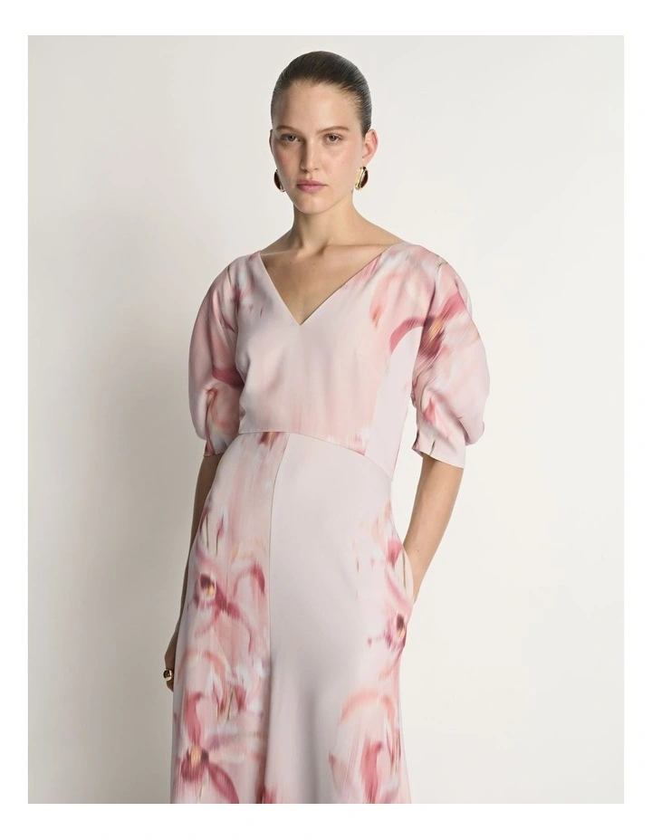 Blurred Lily Midi Dress image 7