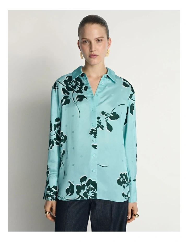 Stamp Floral Shirt image 1