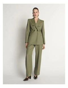 Wool Double Breasted Blazer