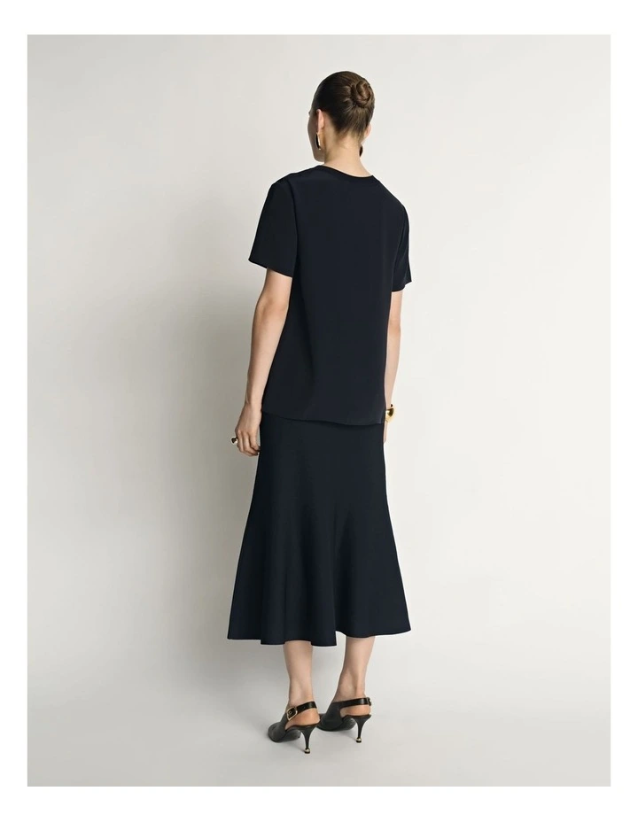 Silk Rib Neck Top image 2