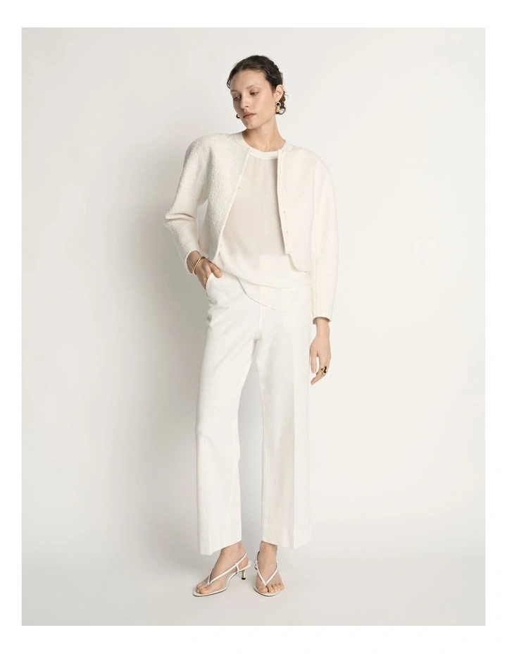 Silk Rib Neck Top image 5
