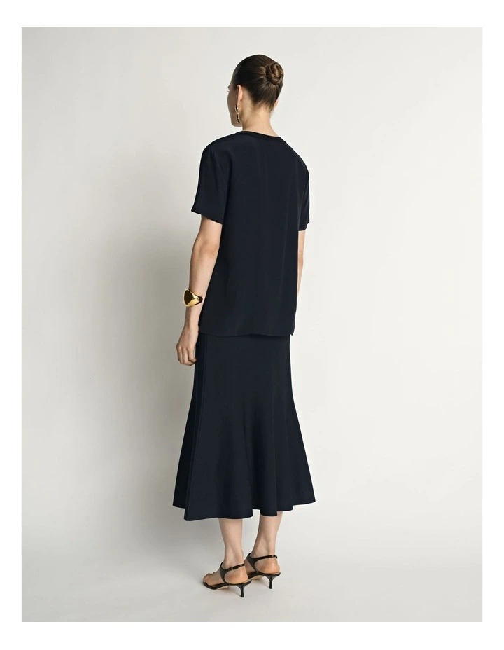 Silk Rib Neck Top image 2