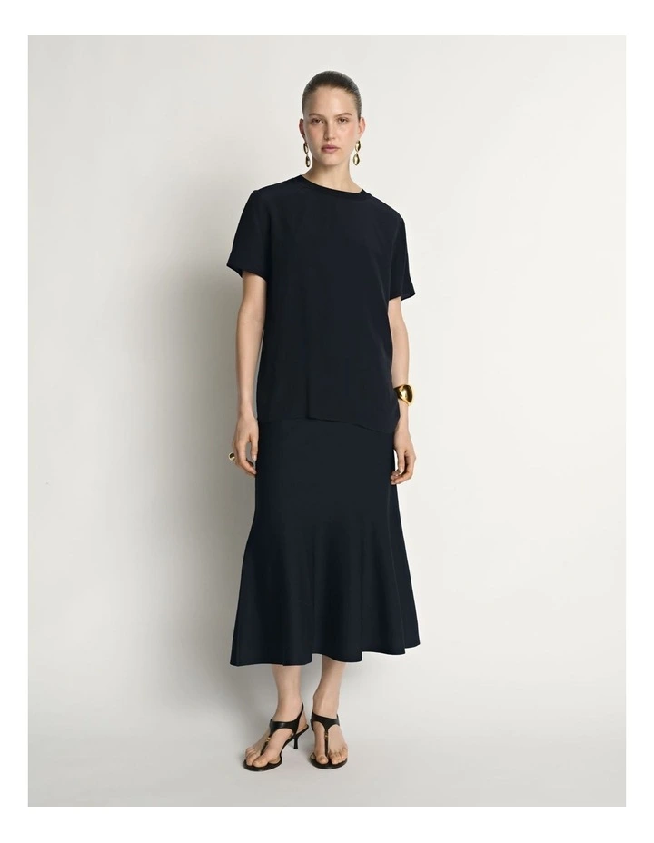 Silk Rib Neck Top image 4