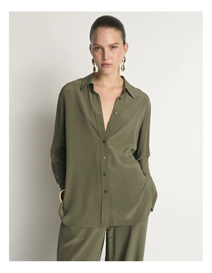 Silk Relaxed Shirt image 1
